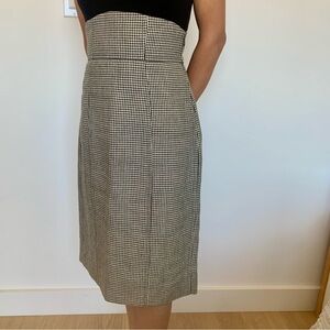 Houndstooth pencil skirt, Ralph Lauren purple label